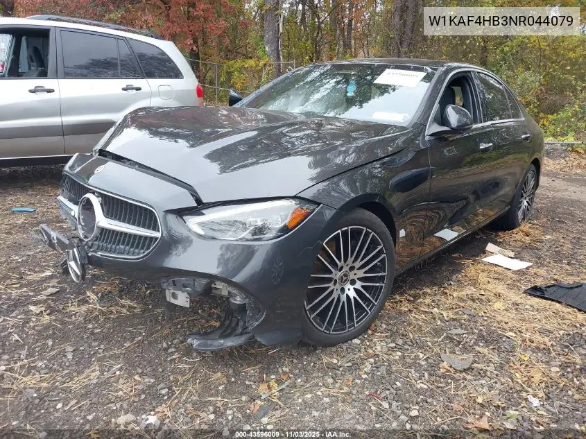 W1KAF4HB3NR044079 2022 Mercedes-Benz C 300 4Matic