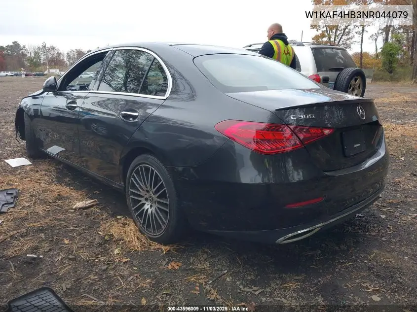 W1KAF4HB3NR044079 2022 Mercedes-Benz C 300 4Matic