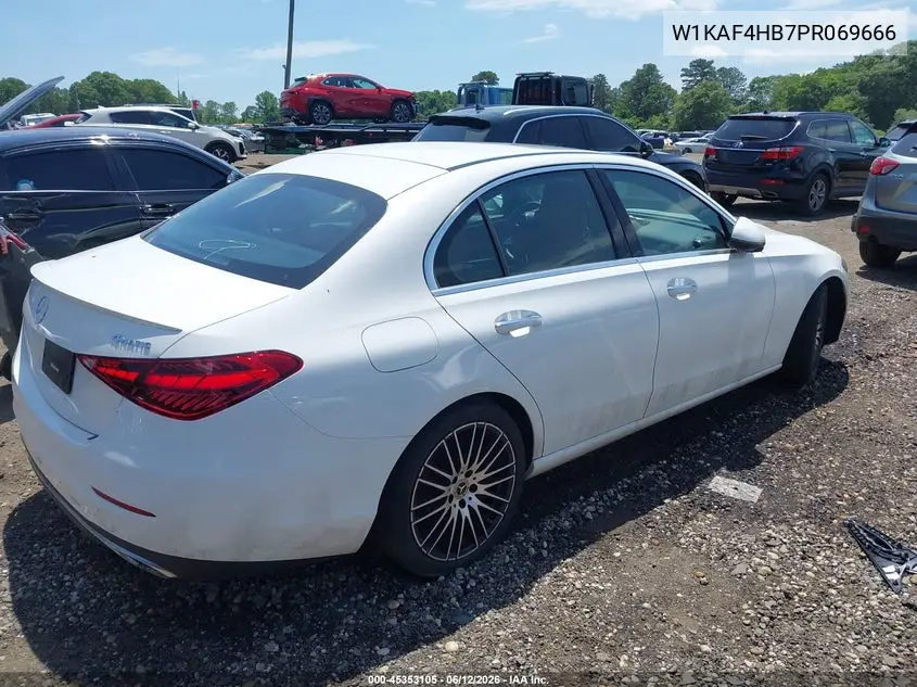 2023 Mercedes-Benz C 300 4Matic VIN: W1KAF4HB7PR069666 Lot: 45353105