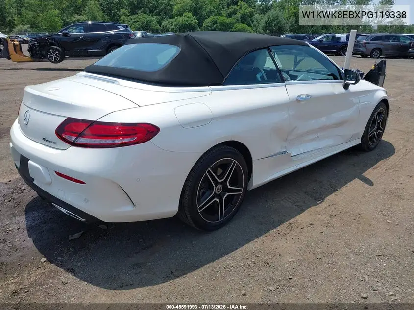 2023 Mercedes-Benz C 300 4Matic Cabriolet VIN: W1KWK8EBXPG119338 Lot: 45591993