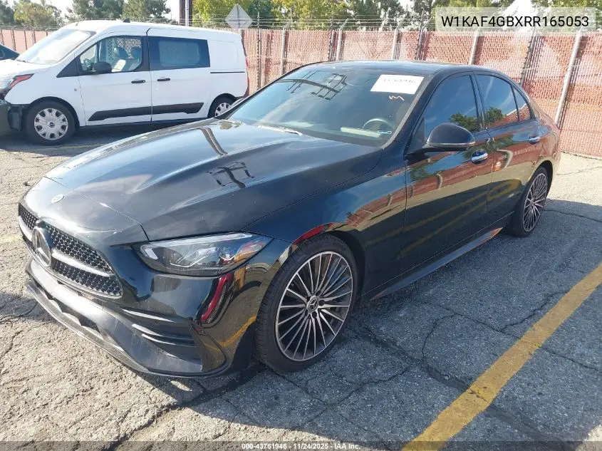 W1KAF4GBXRR165053 2024 Mercedes-Benz C 300