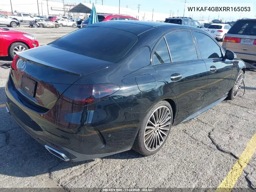 W1KAF4GBXRR165053 2024 Mercedes-Benz C 300