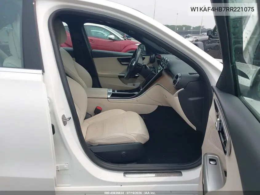 2024 Mercedes-Benz C 300 VIN: W1KAF4HB7RR221075 Lot: 45636634