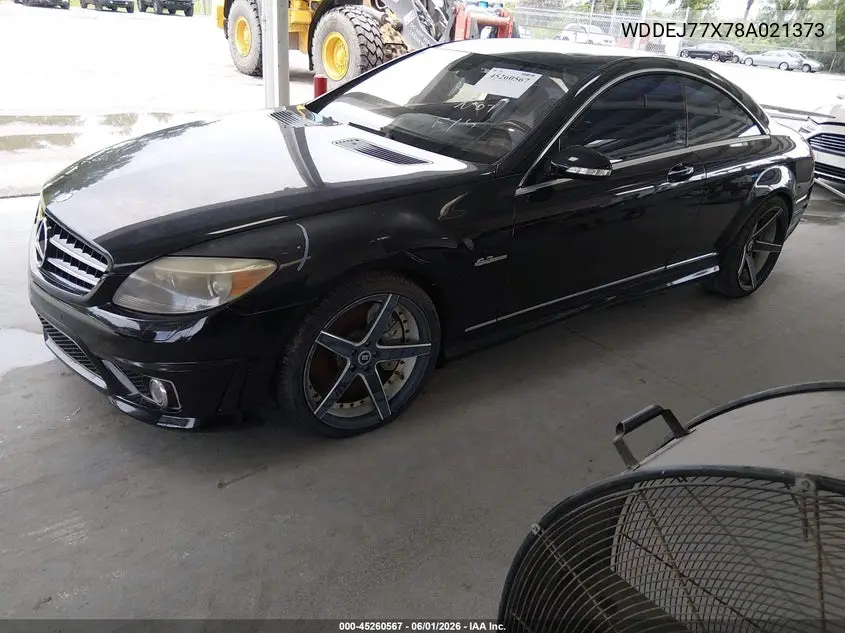 2008 Mercedes-Benz Cl 63 Amg VIN: WDDEJ77X78A021373 Lot: 45260567