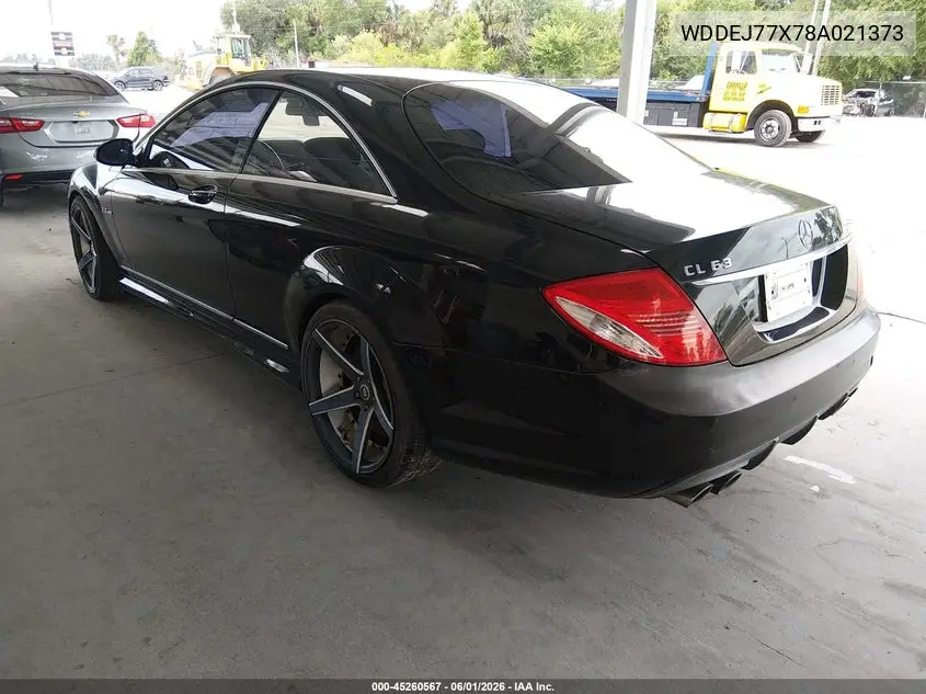 2008 Mercedes-Benz Cl 63 Amg VIN: WDDEJ77X78A021373 Lot: 45260567