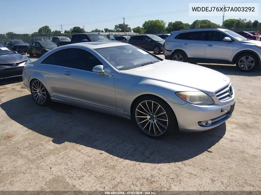 2007 Mercedes-Benz Cl 600 VIN: WDDEJ76X57A003292 Lot: 45515264