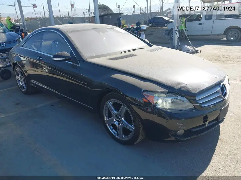2007 Mercedes-Benz Cl 550 VIN: WDDEJ71X77A001924 Lot: 45580719