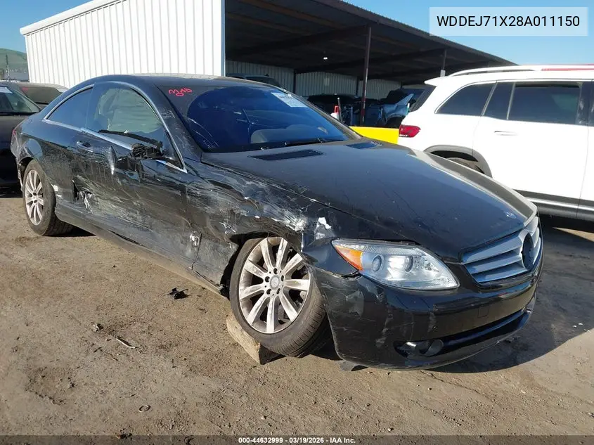 2008 Mercedes-Benz Cl 550 VIN: WDDEJ71X28A011150 Lot: 44632999