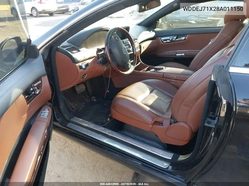 2008 Mercedes-Benz Cl 550 VIN: WDDEJ71X28A011150 Lot: 44632999