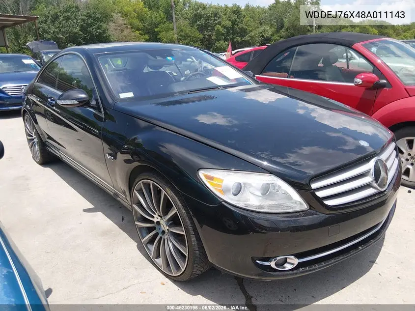 2008 Mercedes-Benz Cl 600 VIN: WDDEJ76X48A011143 Lot: 45230196