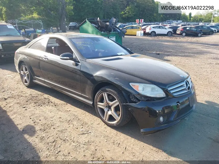 2009 Mercedes-Benz Cl 550 4Matic VIN: WDDEJ86X19A022298 Lot: 45298917