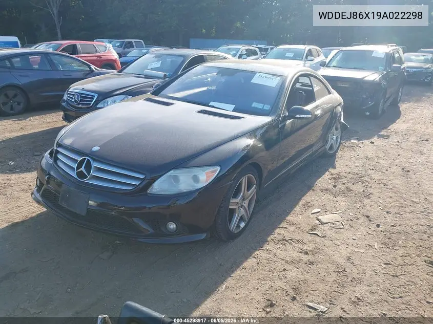 2009 Mercedes-Benz Cl 550 4Matic VIN: WDDEJ86X19A022298 Lot: 45298917