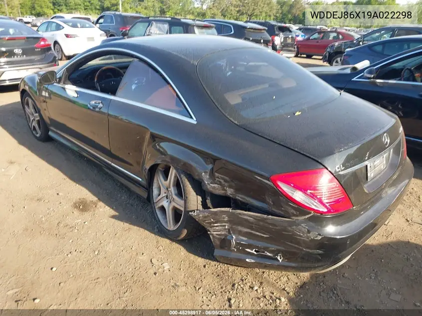 2009 Mercedes-Benz Cl 550 4Matic VIN: WDDEJ86X19A022298 Lot: 45298917