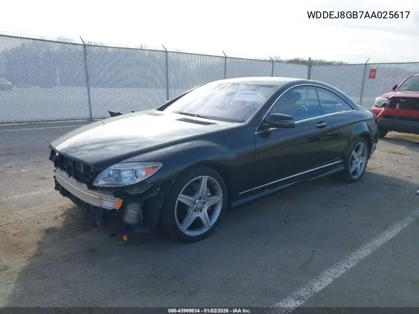 2010 Mercedes-Benz Cl 550 4Matic VIN: WDDEJ8GB7AA025617 Lot: 43969834