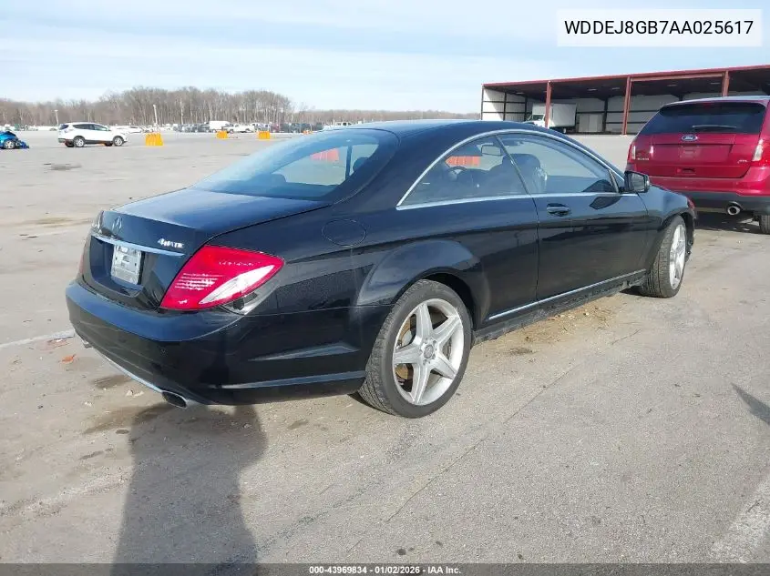 2010 Mercedes-Benz Cl 550 4Matic VIN: WDDEJ8GB7AA025617 Lot: 43969834