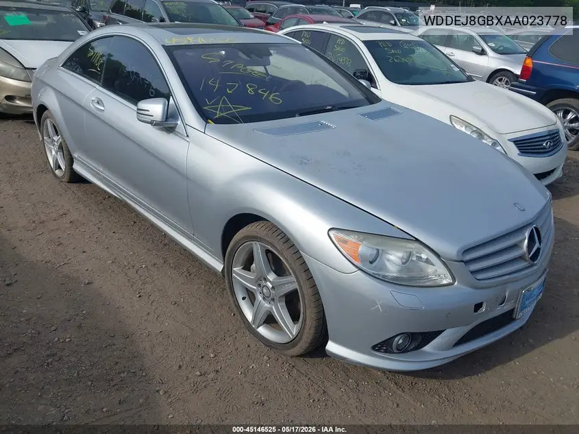 2010 Mercedes-Benz Cl 550 4Matic VIN: WDDEJ8GBXAA023778 Lot: 45146525