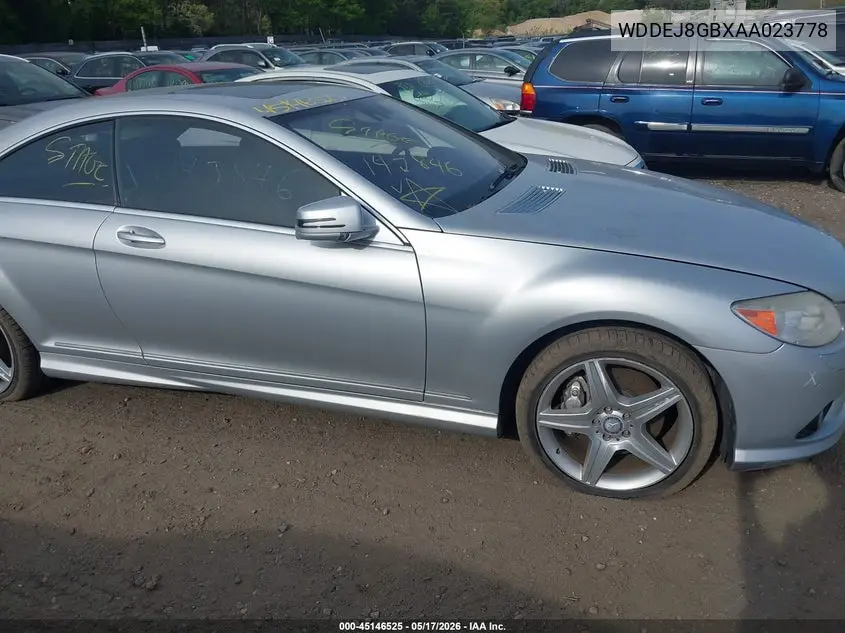 2010 Mercedes-Benz Cl 550 4Matic VIN: WDDEJ8GBXAA023778 Lot: 45146525
