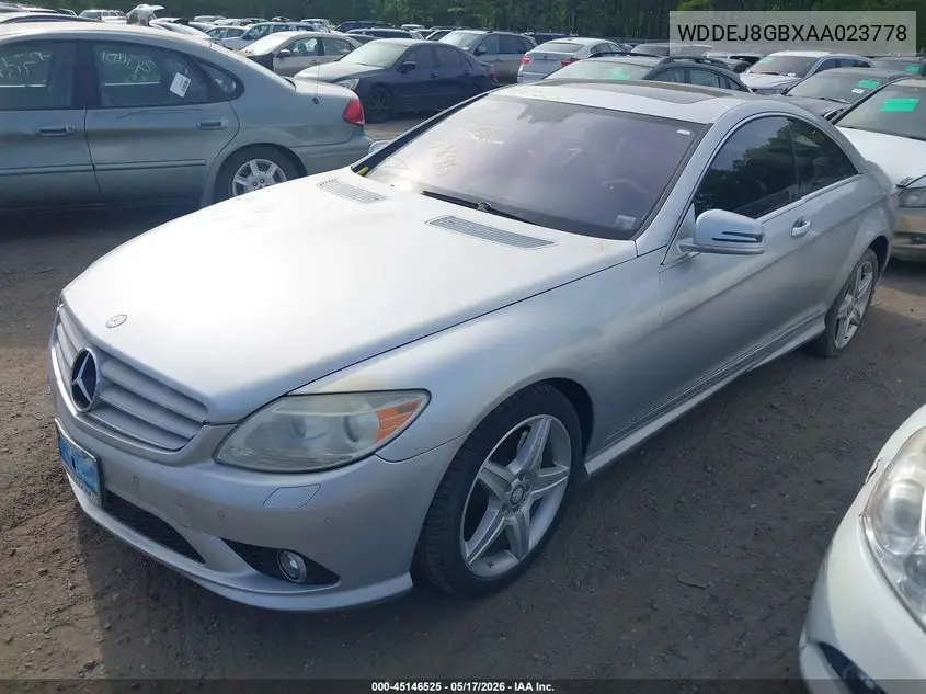 2010 Mercedes-Benz Cl 550 4Matic VIN: WDDEJ8GBXAA023778 Lot: 45146525