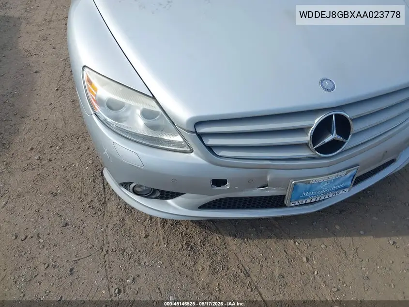2010 Mercedes-Benz Cl 550 4Matic VIN: WDDEJ8GBXAA023778 Lot: 45146525