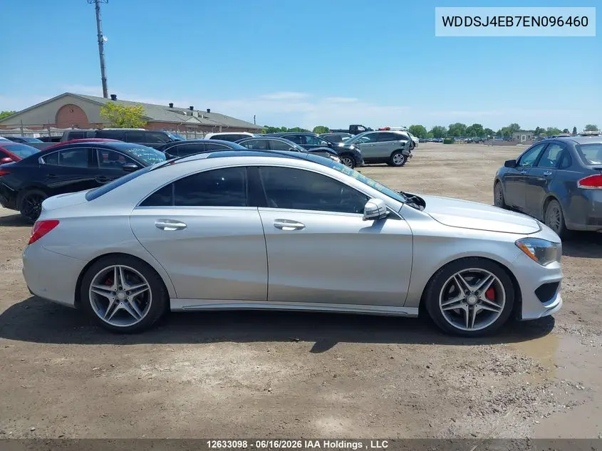 2014 Mercedes-Benz Cla 250 VIN: WDDSJ4EB7EN096460 Lot: 12633098