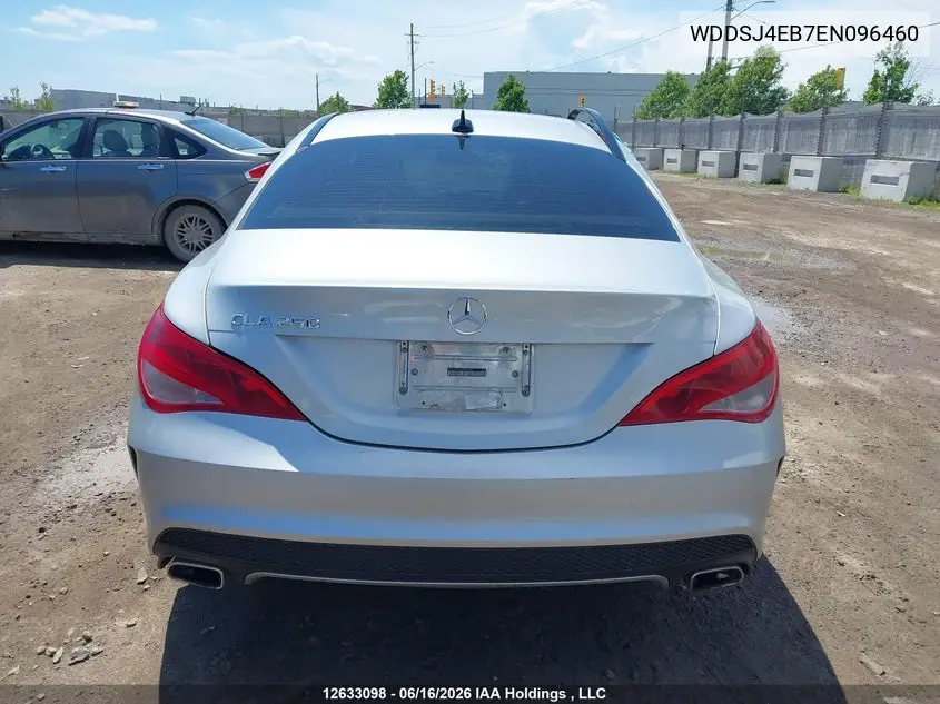 2014 Mercedes-Benz Cla 250 VIN: WDDSJ4EB7EN096460 Lot: 12633098