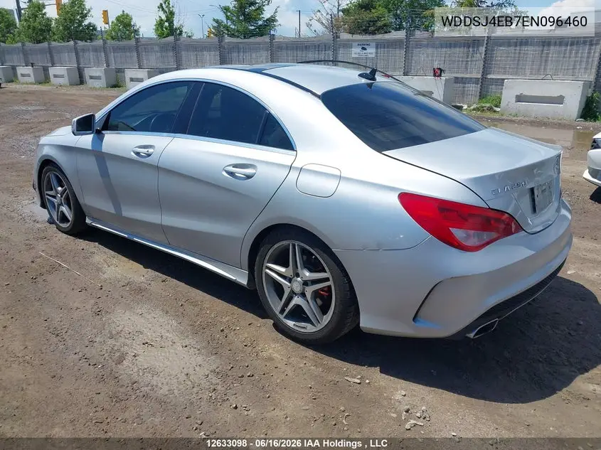 2014 Mercedes-Benz Cla 250 VIN: WDDSJ4EB7EN096460 Lot: 12633098