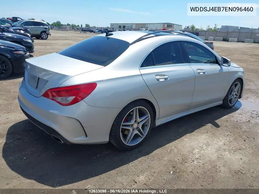 2014 Mercedes-Benz Cla 250 VIN: WDDSJ4EB7EN096460 Lot: 12633098