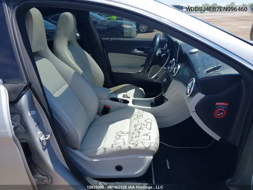 2014 Mercedes-Benz Cla 250 VIN: WDDSJ4EB7EN096460 Lot: 12633098