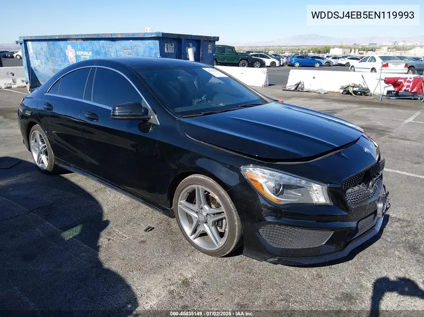 2014 Mercedes-Benz Cla 250 VIN: WDDSJ4EB5EN119993 Lot: 45435149