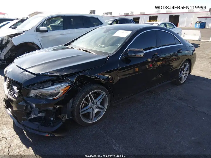 2014 Mercedes-Benz Cla 250 VIN: WDDSJ4EB5EN119993 Lot: 45435149