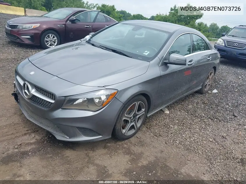 2014 Mercedes-Benz Cla 250 4Matic VIN: WDDSJ4GB7EN073726 Lot: 45501100