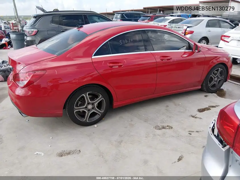 2014 Mercedes-Benz Cla 250 VIN: WDDSJ4EB5EN130279 Lot: 45527759