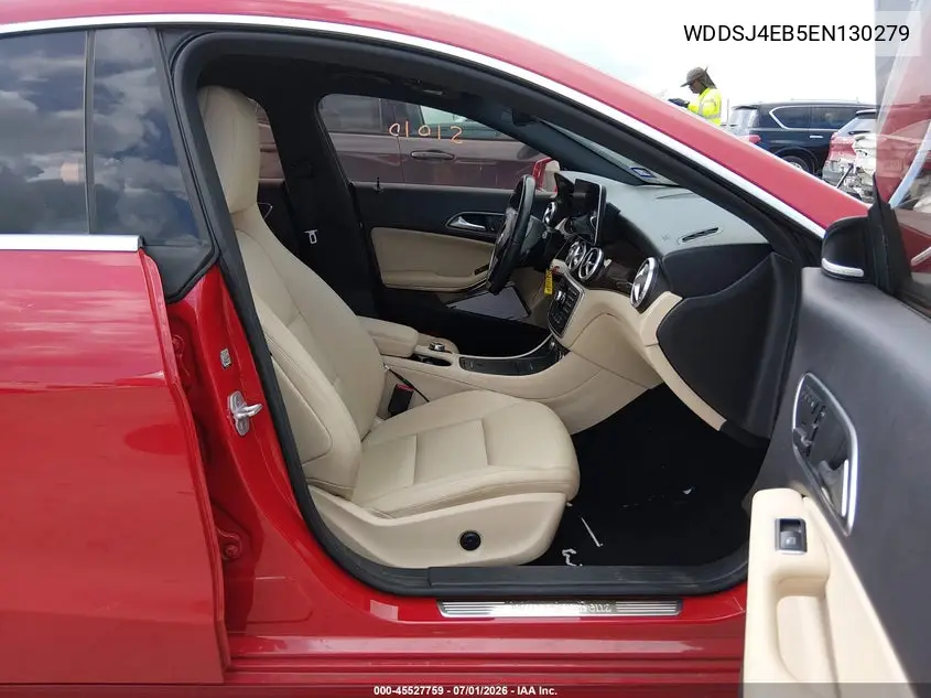 2014 Mercedes-Benz Cla 250 VIN: WDDSJ4EB5EN130279 Lot: 45527759