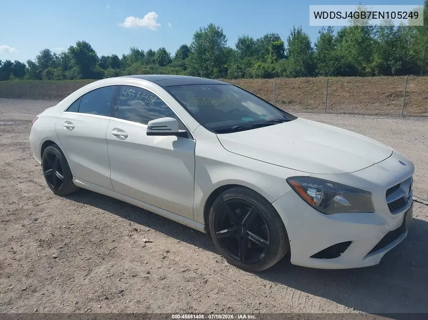 2014 Mercedes-Benz Cla 250 4Matic VIN: WDDSJ4GB7EN105249 Lot: 45581408