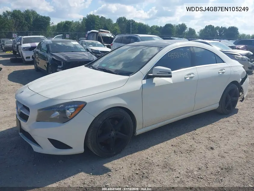 2014 Mercedes-Benz Cla 250 4Matic VIN: WDDSJ4GB7EN105249 Lot: 45581408