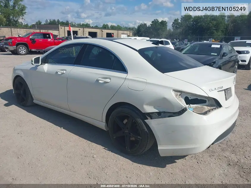 2014 Mercedes-Benz Cla 250 4Matic VIN: WDDSJ4GB7EN105249 Lot: 45581408
