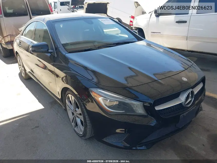 2014 Mercedes-Benz Cla 250 VIN: WDDSJ4EB0EN026623 Lot: 45597836