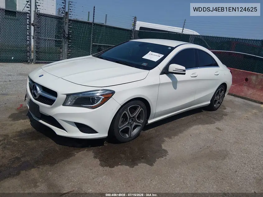2014 Mercedes-Benz Cla 250 VIN: WDDSJ4EB1EN124625 Lot: 45616938
