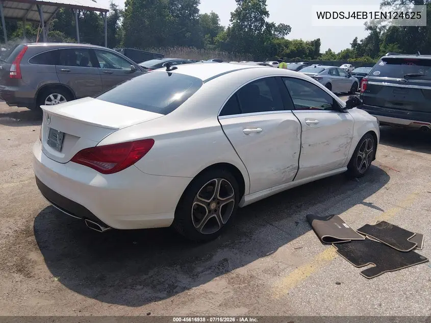 2014 Mercedes-Benz Cla 250 VIN: WDDSJ4EB1EN124625 Lot: 45616938