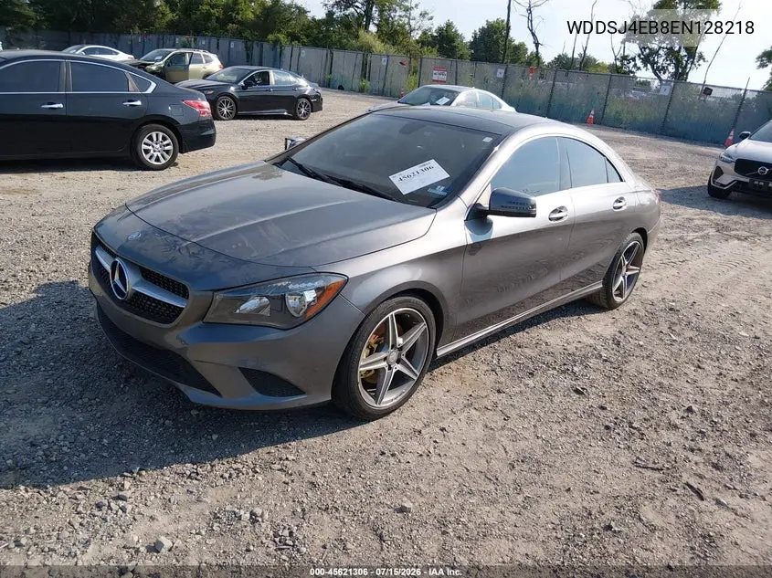2014 Mercedes-Benz Cla 250 VIN: WDDSJ4EB8EN128218 Lot: 45621306
