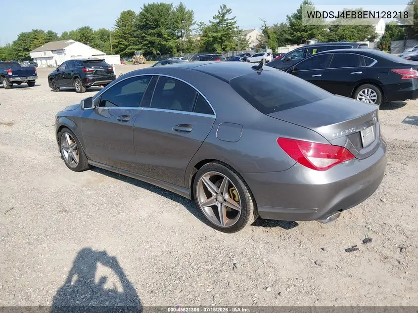 2014 Mercedes-Benz Cla 250 VIN: WDDSJ4EB8EN128218 Lot: 45621306