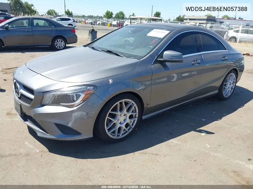 2014 Mercedes-Benz Cla 250 VIN: WDDSJ4EB6EN057388 Lot: 45636905