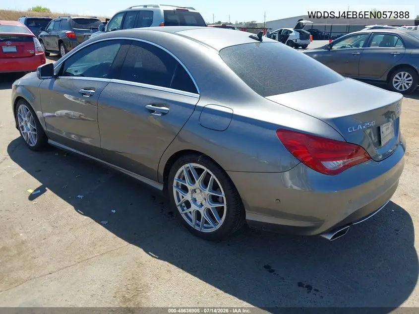 2014 Mercedes-Benz Cla 250 VIN: WDDSJ4EB6EN057388 Lot: 45636905