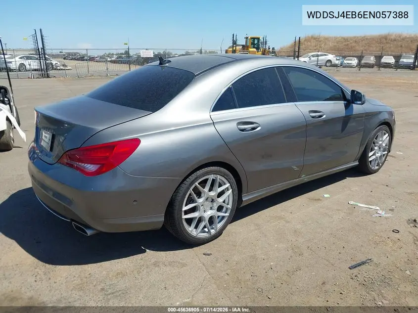 2014 Mercedes-Benz Cla 250 VIN: WDDSJ4EB6EN057388 Lot: 45636905