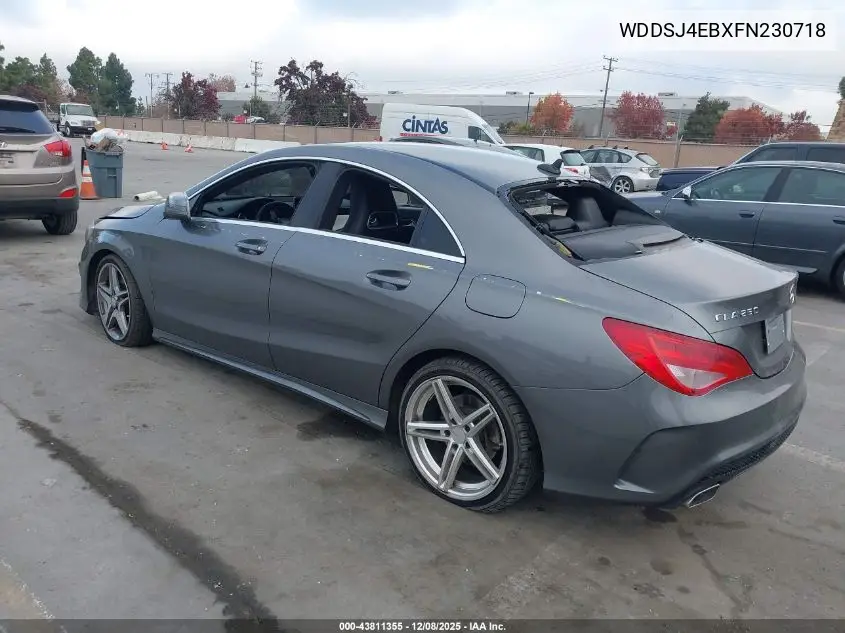 WDDSJ4EBXFN230718 2015 Mercedes-Benz Cla 250