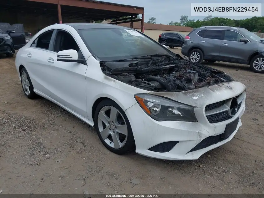 2015 Mercedes-Benz Cla 250 VIN: WDDSJ4EB8FN229454 Lot: 45308906