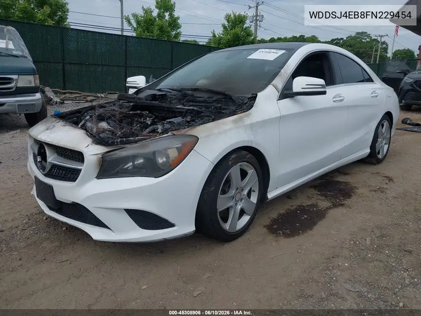 2015 Mercedes-Benz Cla 250 VIN: WDDSJ4EB8FN229454 Lot: 45308906