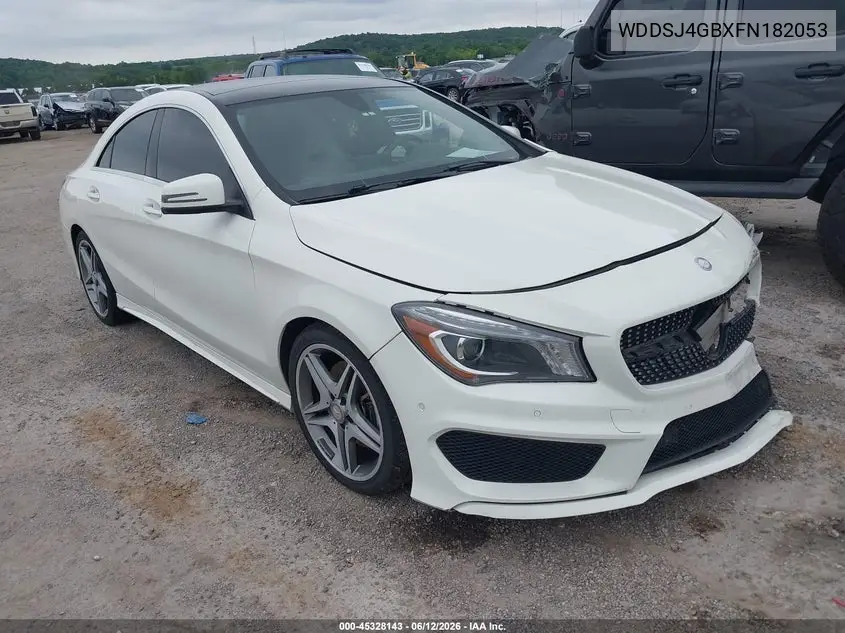 2015 Mercedes-Benz Cla 250 4Matic VIN: WDDSJ4GBXFN182053 Lot: 45328143
