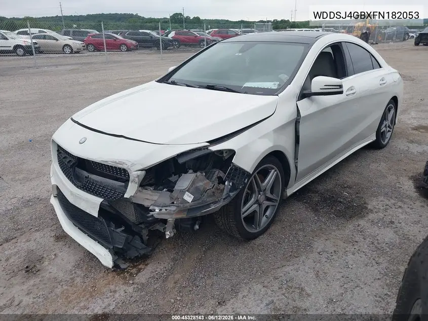 2015 Mercedes-Benz Cla 250 4Matic VIN: WDDSJ4GBXFN182053 Lot: 45328143