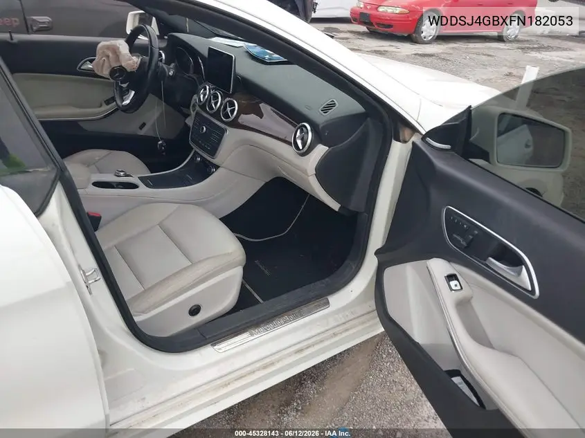 2015 Mercedes-Benz Cla 250 4Matic VIN: WDDSJ4GBXFN182053 Lot: 45328143